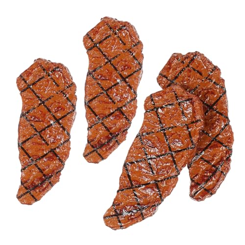Garneck 4 Stck. Ministeak Künstlich Kleines Spielzeugsteak Modell Requisiten Für Gefälschte Steaks Simuliertes Gekochtes Steak Rinderfiletsteakfleisch Steak- Plus Fälschung Garneck 4 Stck. Ministeak Künstlich Kleines Spielzeugsteak Modell Requisiten Für Gefälschte Steaks Simuliertes Gekochtes Steak Rinderfiletsteakfleisch Steak- Plus Fälschung von Garneck