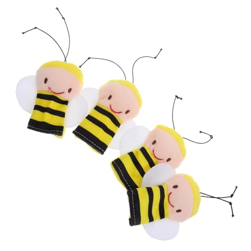 Garneck 4 Stück Bienen-Fingerpuppenspielzeug Puppe Plüschtiere tierische Handpuppe Fingertierpuppen Fingerpuppen für Fingerspielzeug Plüschhandpuppenspielzeug Garneck 4 Stück Bienen-Fingerpuppenspielzeug Puppe Plüschtiere tierische Handpuppe Fingertierpuppen Fingerpuppen für Fingerspielzeug Plüschhandpuppenspielzeug von Garneck