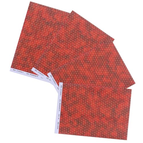 Garneck 4 Stück Dollhouse Decoration Sticker Puppenhausboden Abziehen Und Aufkleben Mini- -bodenaufkleber Zum Selbermachen Tapete Für Puppenhaus Puppenhausverkleidung Brown Papier Garneck 4 Stück Dollhouse Decoration Sticker Puppenhausboden Abziehen Und Aufkleben Mini- -bodenaufkleber Zum Selbermachen Tapete Für Puppenhaus Puppenhausverkleidung Brown Papier von Garneck