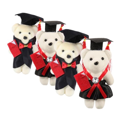 Garneck 4 Stück Dr. Bärenpuppe kleine Bärenpuppe Cartoon-Plüschbären abschluss ausgestopfte bären Graduierung Plüsch Bärenpuppe Abschluss trägt Puppen dekorative Bärenzubehör Schaum Garneck 4 Stück Dr. Bärenpuppe kleine Bärenpuppe Cartoon-Plüschbären abschluss ausgestopfte bären Graduierung Plüsch Bärenpuppe Abschluss trägt Puppen dekorative Bärenzubehör Schaum von Garneck