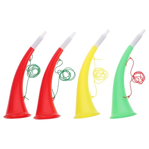 Garneck 4 Stück Eckhornspielzeug lustig Schlüssel Musical Party Cheerleader-Requisite fröhliches Hornspielzeug für Trompete Spieltrompete Plastik Zufällige Farbe Garneck 4 Stück Eckhornspielzeug lustig Schlüssel Musical Party Cheerleader-Requisite fröhliches Hornspielzeug für Trompete Spieltrompete Plastik Zufällige Farbe von Garneck
