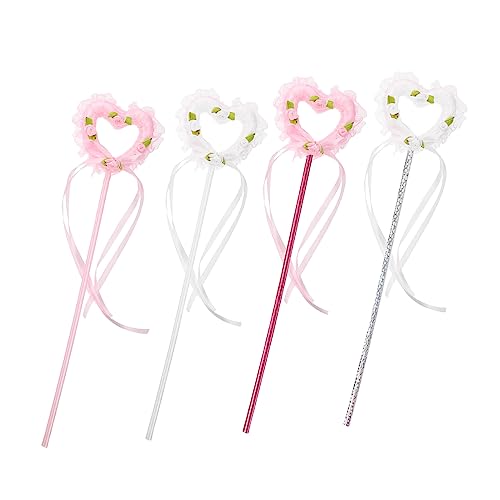 Garneck 4 Stück Herzform Feenstab für Mädchen Glitzernde Zauberstäbe für Kostümpartys Geburtstagsfeiern und Cosplay Events für Kleine Feenliebhaber Garneck 4 Stück Herzform Feenstab für Mädchen Glitzernde Zauberstäbe für Kostümpartys Geburtstagsfeiern und Cosplay Events für Kleine Feenliebhaber von Garneck