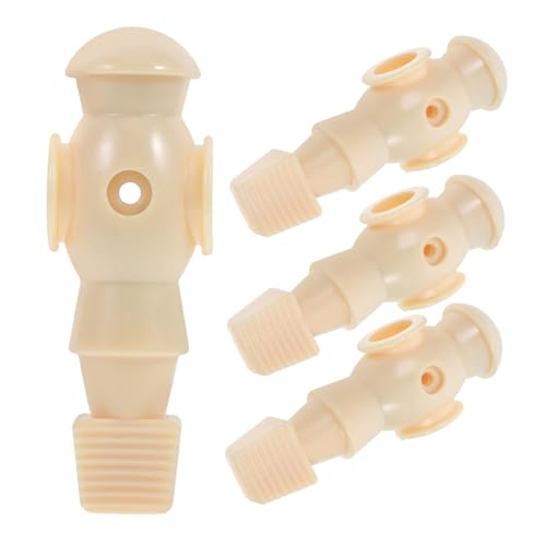 Garneck 4 Stück Kicker-Athleten-Puppen Zahlen Geburtstag Tischfußball Party Für Zubehör Spieler Teile Fußball-actionfiguren Schreibtisch-fußballspiel Umweltharz Beige von Garneck