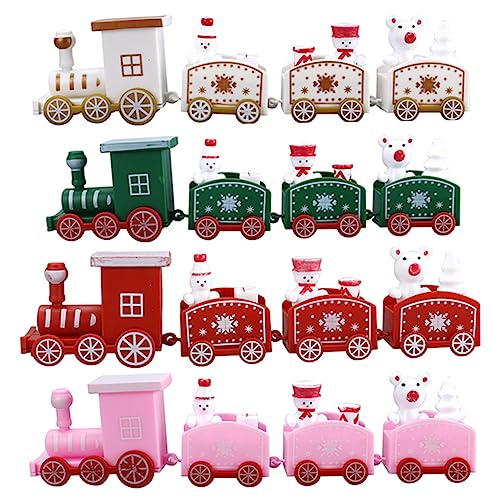 Garneck 4 Stück Kleine Zug Ornamente Weihnachtszug Weihnachtszug Für Dekorationen Die Züge Lieben Zug Weihnachtsornament Kinderspielzeug Weihnachtsspielzeug Weihnachtstischdekor von Garneck
