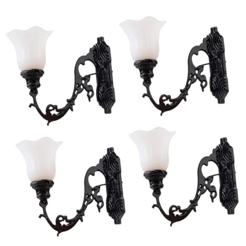 Garneck 4 Stück Moos Dekolampe Mini Lampe Ornament Schlafzimmer Winzig Farbig Kleine Form Wand Mini Leuchten Moderne Miniatur Lampe Bastellampe Für Wohnzimmer Puppenhaus Layout von Garneck