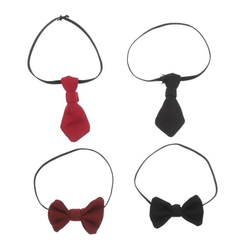 Garneck 4 Stück Puppenwechselrotor Babypuppe Mini Krawatten Liliput Krawatten Miniatur Fliegen Dekorationen Puppenkrawatten Kleine Krawatten Mini Fliegen Accessoires Kleine von Garneck
