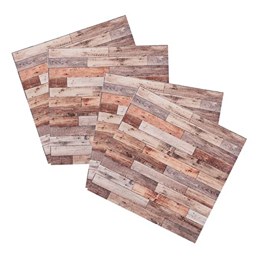 Garneck 4 Stück Simuliertes Holzkornboden Puppe Miniboden für Tiny House Mini- Wohnkultur Miniaturen Boden Miniatur-Dielendekoration Miniaturdiele zum Basteln PVC Garneck 4 Stück Simuliertes Holzkornboden Puppe Miniboden für Tiny House Mini- Wohnkultur Miniaturen Boden Miniatur-Dielendekoration Miniaturdiele zum Basteln PVC von Garneck