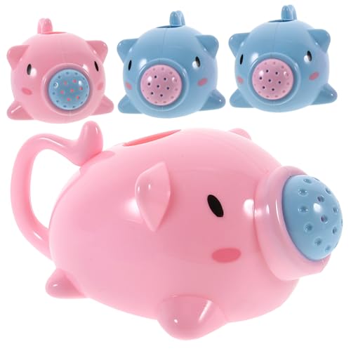Garneck 4 Stück Sprinkler im Wasser gießkanne Bewässerung kann für Babybadspielzeug Wasserspielzeug Bewässerungsspielzeug für die Badewanne Plastik Zufällige Farbe von Garneck