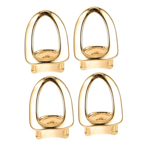 Garneck 4 Stück Teiliges Goldene Einzelzahngrills für Hip Hop Cosplay Glänzende Zahnkappen Realistische Zahnprothesen Einfach zu Tragen für Partys und Bühnenauftritte von Garneck