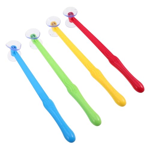 Garneck 4 Stück Teiliges Hammer Spielset mit Saugnapf Sicher Fördert Reaktionstraining und Frühe Bildung Gemischt Interaktives Lernspielzeug für Familie von Garneck