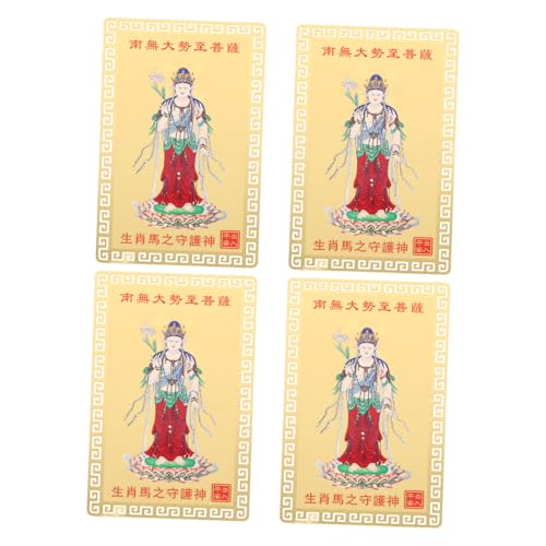 Garneck 4 Stück Teiliges Kupfer Pferd Sternzeichenkarte Traditioneller Chinesischer Glücksbringer für Schutz und Wohlstand Tragbares Feng Shui Dekor für Auto Büro Zuhause Perfektes zum Garneck 4 Stück Teiliges Kupfer Pferd Sternzeichenkarte Traditioneller Chinesischer Glücksbringer für Schutz und Wohlstand Tragbares Feng Shui Dekor für Auto Büro Zuhause Perfektes zum von Garneck