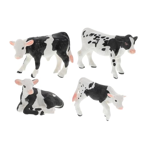 Garneck 4 Stück Tiermodell -nutztiere Kuhspielzeug Für Kleinkinder Kuh Milchkuh- -milchkuh Kühe Simulation Kuhmodell Plastik Garneck 4 Stück Tiermodell -nutztiere Kuhspielzeug Für Kleinkinder Kuh Milchkuh- -milchkuh Kühe Simulation Kuhmodell Plastik von Garneck