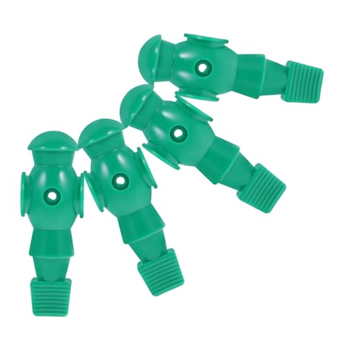Garneck 4 Stück Tischfußballfiguren für Erwachsene Party Teile Zahlen Tischfußball Figuren Fußballspieler Puppen Kickerspieler-Statue Harz-Fußballspieler Ersatz-Fußballer Umweltharz Green von Garneck