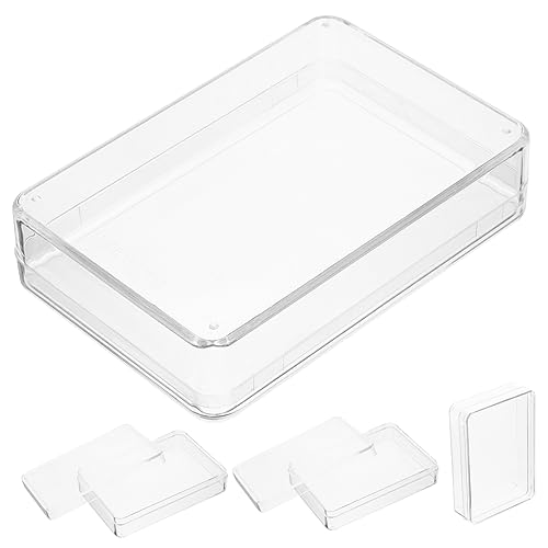Garneck 4 Stück Transparente Pokerbox Decks Container Kartenspiel Spielkartenhülle Spielkarten-Organizer Handelskartenspeicher Spielkartenhalter Kartenhalterfall Plastik Garneck 4 Stück Transparente Pokerbox Decks Container Kartenspiel Spielkartenhülle Spielkarten-Organizer Handelskartenspeicher Spielkartenhalter Kartenhalterfall Plastik von Garneck