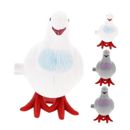 Garneck 4 Stück Uhrwerk Taube Uhrwerkspielzeug für Spielzeugtaube Tierspielzeug aufziehen kinderspielzeug Tauben-Aufziehspielzeug Taubenspielzeug Plastik Grey Garneck 4 Stück Uhrwerk Taube Uhrwerkspielzeug für Spielzeugtaube Tierspielzeug aufziehen kinderspielzeug Tauben-Aufziehspielzeug Taubenspielzeug Plastik Grey von Garneck