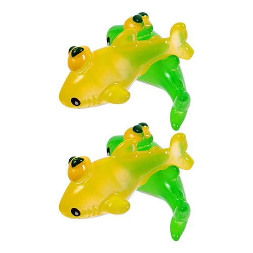 Garneck 4 Stück Wal-Verzierung Tier Aquarium Aquariumzubehör Miniatur-Walfigur Mini -Figur Miniatur-Tierfigur Miniaturtierdekor Wal Miniatur Fischtankdekoration kleine Figuren Harz von Garneck