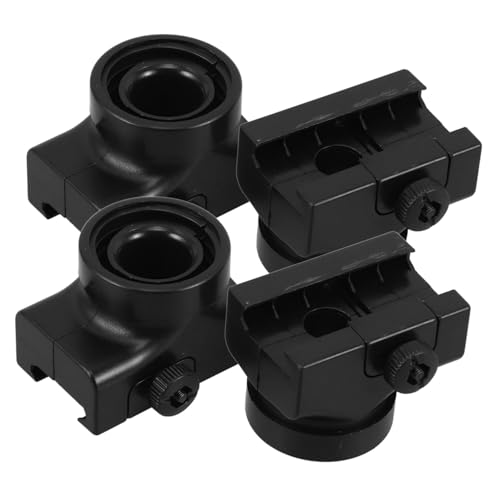 Garneck 4 Stück Wasserkugelflasche Plus -Artefakt Wasserpistole Adapter Zubehör für Gelball- Gel -Waffenzubehör Plastik Schwarz von Garneck