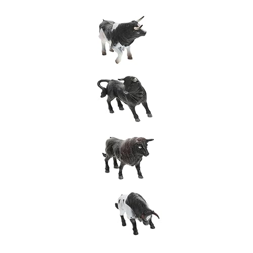 Garneck 4 Stück Yak-modellspielzeug Kreative Kuhmodelle REH Kuhfiguren Kuhspielzeug Für -nutztiere Yaks -rinderbulle Bullenkuh-Figur Kalb Figur Leopard Plastik Garneck 4 Stück Yak-modellspielzeug Kreative Kuhmodelle REH Kuhfiguren Kuhspielzeug Für -nutztiere Yaks -rinderbulle Bullenkuh-Figur Kalb Figur Leopard Plastik von Garneck
