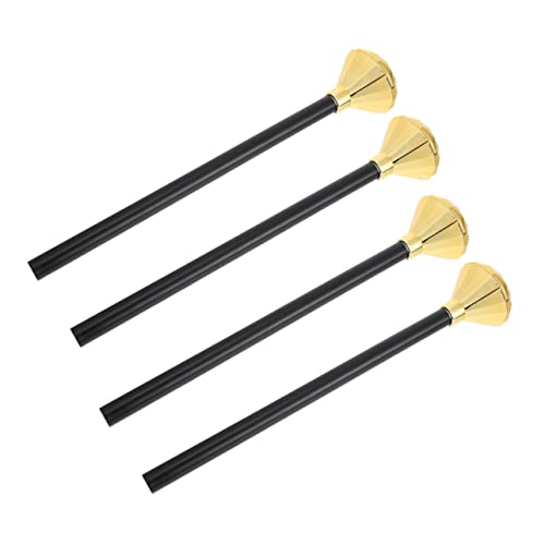 Garneck 4 Stück Zauberstab Diamant Zauberstab Cosplay Bulk Halloween Requisite Halloween Dekorationen Kunststoff Golden Garneck 4 Stück Zauberstab Diamant Zauberstab Cosplay Bulk Halloween Requisite Halloween Dekorationen Kunststoff Golden von Garneck