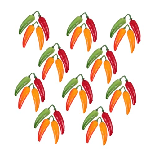 Garneck 40 Stück Simuliertes Pepper-Modell Chili -Charme Lebensechtes Grünes Gemüse Chili-Pfeffer-verzierung Simulationsstütze Chili-partygeschenke Chili- Küchenrequisite Polyethylen Garneck 40 Stück Simuliertes Pepper-Modell Chili -Charme Lebensechtes Grünes Gemüse Chili-Pfeffer-verzierung Simulationsstütze Chili-partygeschenke Chili- Küchenrequisite Polyethylen von Garneck