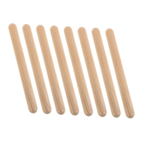 Garneck 4Paare Holz Rhythmus Sticks für Orff Schlaginstrumente zur Musikalischen Früherziehung Lernspielzeug für Interaktive Klassenaktivitäten und Musikalische Garneck 4Paare Holz Rhythmus Sticks für Orff Schlaginstrumente zur Musikalischen Früherziehung Lernspielzeug für Interaktive Klassenaktivitäten und Musikalische von Garneck