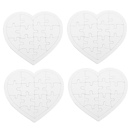 Garneck 4Sätze Leeres Puzzle für Herzform zum Ausmalen DIY Puzzleteile aus Hochwertigem Papier für Kreative Bastelprojekte Einfache Handhabung und Vielseitige Verwendung Garneck 4Sätze Leeres Puzzle für Herzform zum Ausmalen DIY Puzzleteile aus Hochwertigem Papier für Kreative Bastelprojekte Einfache Handhabung und Vielseitige Verwendung von Garneck