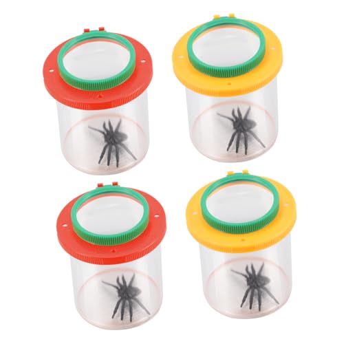 Garneck 4Stücke Insektenbeobachtungsbox mit Vergrößerungsansicht für Handheld Viewer für Outdoor Erkundungen Leicht und Tragbar für Naturwissenschaftliche Entdeckungen von Garneck