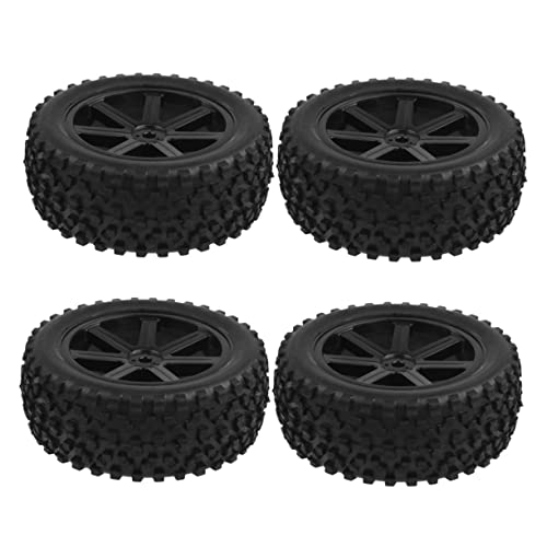 Garneck 4Stücke Offroad Spielzeugräder Für Rc Autos Langlebige Schwarz Für Verschiedene Modelle Wie Redcat Kleine von Garneck