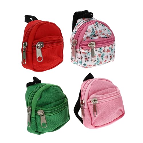 Garneck 4stücke Mini-Rucksack Für Puppen Teiliges Und Blumendesign Dekoration Für Puppenhäuser Und -projekte Umweltfreundliches Material Realistische Details Garneck 4stücke Mini-Rucksack Für Puppen Teiliges Und Blumendesign Dekoration Für Puppenhäuser Und -projekte Umweltfreundliches Material Realistische Details von Garneck
