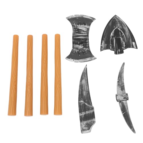 Garneck 4Stücke Teiliges Zwergen Spitzhacke und Schaufel Set für Halloween Cosplay und Bühnenauftritte Sicheres Langlebiges Zubehör für Fantasievolles und Eindrucksvolle Kostüme von Garneck