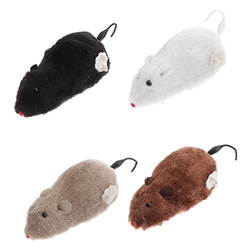 Garneck 4er Set Aufziehbare Mäuse - Realistische Plüschspielzeuge Für - Aufziehspielzeug Für Interaktiven Spaß Mini Jagdratten Ideal Für Katzen Und Garneck 4er Set Aufziehbare Mäuse - Realistische Plüschspielzeuge Für - Aufziehspielzeug Für Interaktiven Spaß Mini Jagdratten Ideal Für Katzen Und von Garneck
