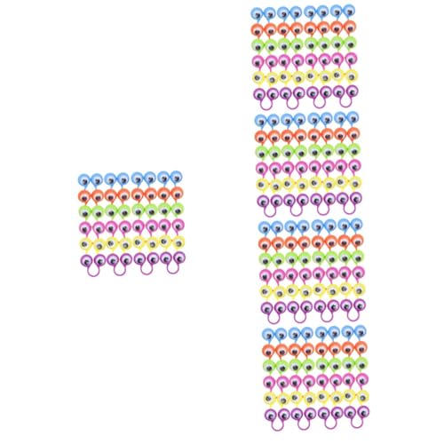 Garneck 5 Sätze Aktivitätsringspielzeug Fingerpuppen Augen Kind Augapfel Ball Finger-handpuppen Fingerspielzeug Für Die Ganze Familie Auge Fingerpuppe Plastik Zufällige Farbe 24 Stück * 5 von Garneck