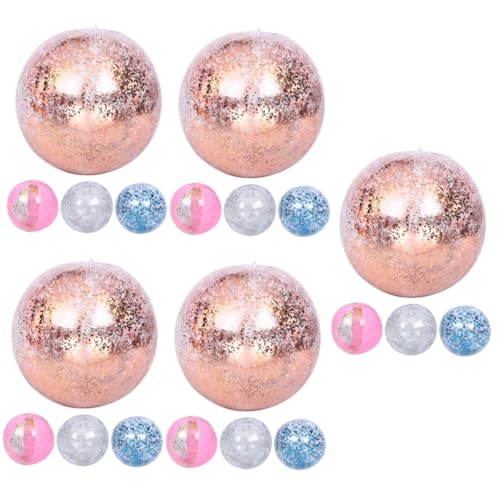 Garneck 5 Sätze Aufblasbarer Paillettenball Glitzergelee Schwimmt Schwimmbadbälle Party Groß Prallen Wasserbälle Aufblasbar Aufblasbare Pvc-spielzeuge Glitzer-billardball 4 Stück * 5 Garneck 5 Sätze Aufblasbarer Paillettenball Glitzergelee Schwimmt Schwimmbadbälle Party Groß Prallen Wasserbälle Aufblasbar Aufblasbare Pvc-spielzeuge Glitzer-billardball 4 Stück * 5 von Garneck