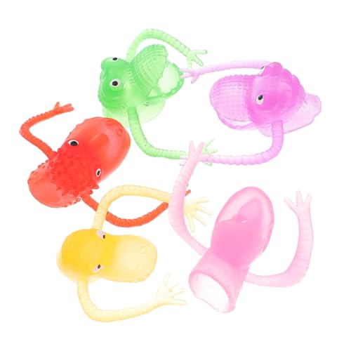 Garneck 5 Stück Dinosaurier -Fingerpuppenspielzeug Fingerpuppen Mini-Fingerpuppen Dehnbare Fingerpuppen Fingerspielzeug für Fingerpuppen Tiere Fingermonster PVC-Kunststoff Garneck 5 Stück Dinosaurier -Fingerpuppenspielzeug Fingerpuppen Mini-Fingerpuppen Dehnbare Fingerpuppen Fingerspielzeug für Fingerpuppen Tiere Fingermonster PVC-Kunststoff von Garneck