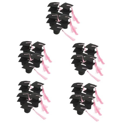 Garneck 5 Stück Grad-Mütze-Kuchen-Ornament Kappe Topper Party Dekorationen Mini abschlussfeier graduation cap Cupcake-Dekore für den Abschluss Abschlusstorte Ornament Polyester Black Garneck 5 Stück Grad-Mütze-Kuchen-Ornament Kappe Topper Party Dekorationen Mini abschlussfeier graduation cap Cupcake-Dekore für den Abschluss Abschlusstorte Ornament Polyester Black von Garneck
