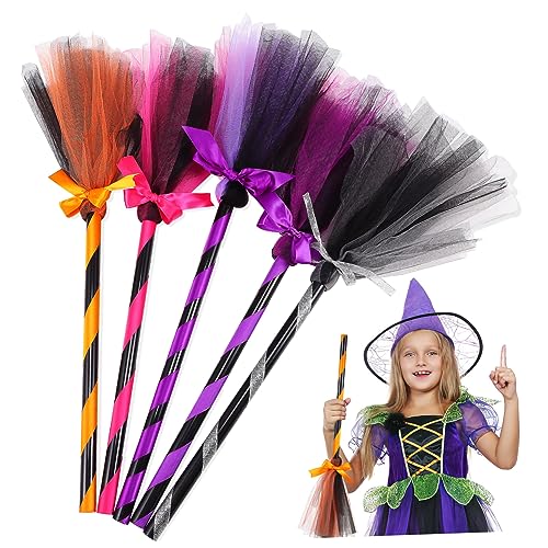 Garneck 5 Stück Hexenbesen Hexen-Halloween-Kostüme für Tür Halloween-Hüte Gothic Halloween-Partyzubehör Outfit Fee Halloween atmosphäre Halloween Dekoration Hexenkostüm Plastikbesen Garneck 5 Stück Hexenbesen Hexen-Halloween-Kostüme für Tür Halloween-Hüte Gothic Halloween-Partyzubehör Outfit Fee Halloween atmosphäre Halloween Dekoration Hexenkostüm Plastikbesen von Garneck