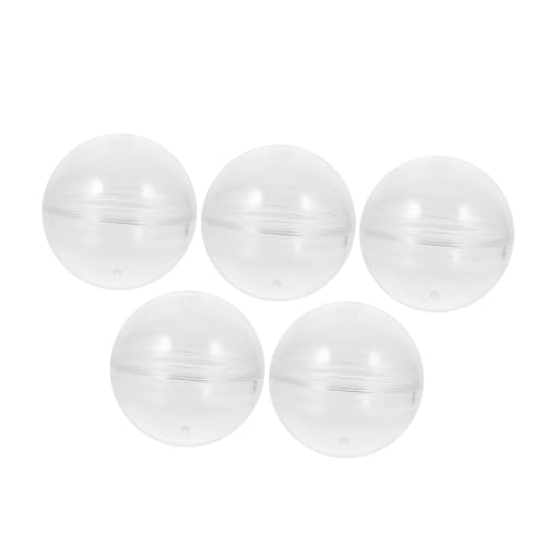 Garneck 5 Stück Hohe Transparente Kapseln Füllbare Runde Bälle für Automaten für Hochzeiten Geburtstagsfeiern Kreative Geschenkverpackungen und Mehr von Garneck