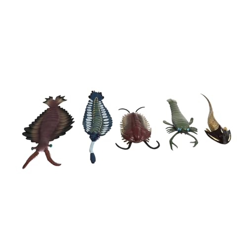 Garneck 5 Stück Meereslebewesen geschirrset tierfiguren ziernieten Miniatures Decor caakg Meerestierverzierung Kreaturen Modell Simulation von Tierspielzeug Plastik von Garneck