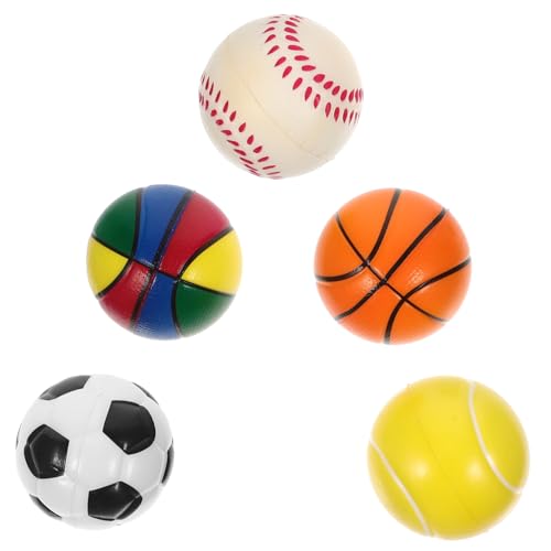 Garneck 5 Stück Mini -Ballspielzeug sensorische Spielzeuge Ballspielzeug für Kinderspielzeug Kleines für Jungen Sportspielzeug PU-Schwamm Garneck 5 Stück Mini -Ballspielzeug sensorische Spielzeuge Ballspielzeug für Kinderspielzeug Kleines für Jungen Sportspielzeug PU-Schwamm von Garneck
