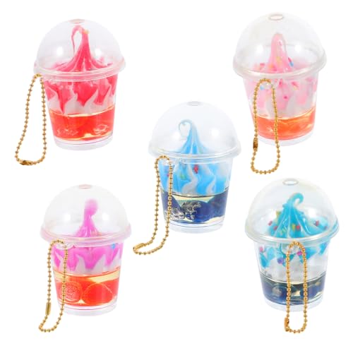 Garneck 5 Stück Mini Eiscreme Schlüsselanhänger Kawaii Food Accessoire für Handtasche Rucksack und Autoschlüssel Süßes für Frauen für Partys und Besondere Anlässe von Garneck