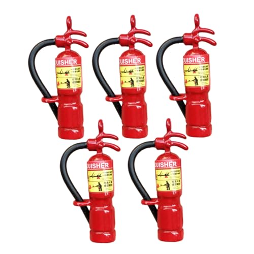 Garneck 5 Stück Mini-Feuerlöscher-Modell Feuerlöscher für Mini-Feuerlöscher- -Feuerlöscher für Partygeschenke für Feuerwehrleute Eisen von Garneck