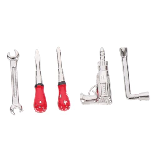 Garneck 5 Stück Mini -reparaturwerkzeuge Modell Werkzeugkasten Mini-puppenhaus-zubehör Hausdekorationswerkzeuge Miniatur Mini -Werkzeug Mini -Artikel Legierung Silver Garneck 5 Stück Mini -reparaturwerkzeuge Modell Werkzeugkasten Mini-puppenhaus-zubehör Hausdekorationswerkzeuge Miniatur Mini -Werkzeug Mini -Artikel Legierung Silver von Garneck