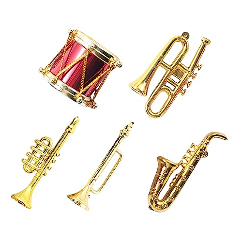 Garneck 5 Stück Musikinstrumentenspielzeug für Mini-Musikinstrumente winzige Dinge Mini- -Musikinstrumente lustiges instrumentenmodell Plastik Golden Garneck 5 Stück Musikinstrumentenspielzeug für Mini-Musikinstrumente winzige Dinge Mini- -Musikinstrumente lustiges instrumentenmodell Plastik Golden von Garneck