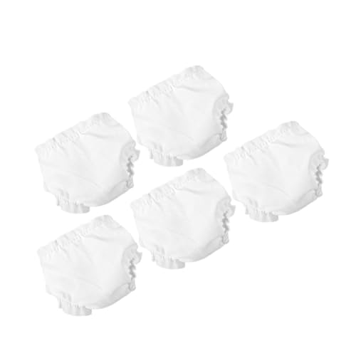 Garneck 5 Stück Puppenkleidung für kinderspielzeug Puppenhöschen Puppen-DIY-Kit Miniatur- Mini- Puppenzubehör Stoff Weiß Garneck 5 Stück Puppenkleidung für kinderspielzeug Puppenhöschen Puppen-DIY-Kit Miniatur- Mini- Puppenzubehör Stoff Weiß von Garneck
