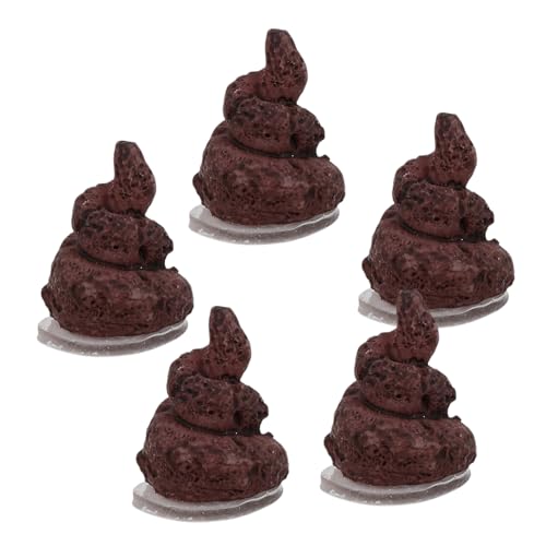 Garneck 5 Stück Simulation Poop gefälschter KOT Poop-Spiel Spielzeugkacke gefälschte Mini-Kotspielzeug Harz Hellbraun Garneck 5 Stück Simulation Poop gefälschter KOT Poop-Spiel Spielzeugkacke gefälschte Mini-Kotspielzeug Harz Hellbraun von Garneck