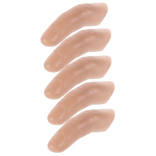 Garneck 5 Stück Simulation gefälschter Fingerabdeckung gefälschte Finger Bühnenauftritt gefälschter Finger Bühnenleistungsprop Zauberer-Finger-Requisiten Fake-Finger-Trick-Requisite Garneck 5 Stück Simulation gefälschter Fingerabdeckung gefälschte Finger Bühnenauftritt gefälschter Finger Bühnenleistungsprop Zauberer-Finger-Requisiten Fake-Finger-Trick-Requisite von Garneck