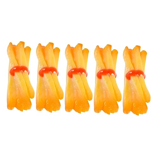 Garneck 5 Stück Simulationsmodell Für Pommes Frites Lebensmittelspielzeugsimulation Simuliertes Essensspielzeug Realistisches Spielfutter Gefälschte Lebensmittel PVC Garneck 5 Stück Simulationsmodell Für Pommes Frites Lebensmittelspielzeugsimulation Simuliertes Essensspielzeug Realistisches Spielfutter Gefälschte Lebensmittel PVC von Garneck