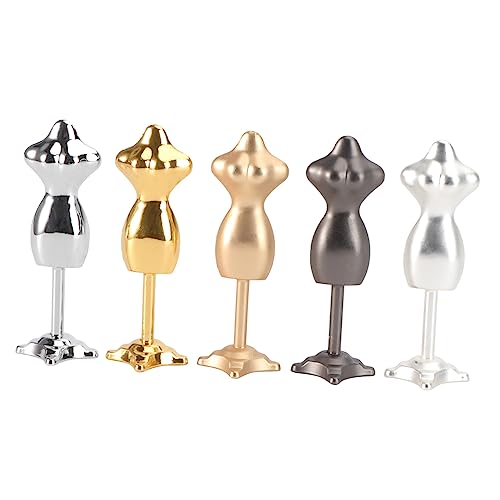 Garneck 5 Stück Teiliges Mini Metall Kleiderbügel für Miniaturhäuser Hochwertige Puppenhaus Zubehör für Dekoration Garneck 5 Stück Teiliges Mini Metall Kleiderbügel für Miniaturhäuser Hochwertige Puppenhaus Zubehör für Dekoration von Garneck
