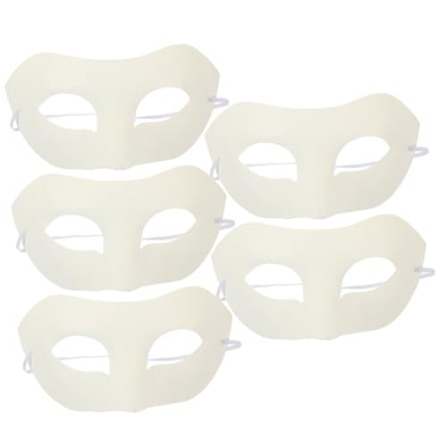 Garneck 5 Stück Weiße DIY Papiermasken Unbemalte Maskerade Masken für Kreative Gestaltung für Karneval Cosplay Partys und Bastelprojekte Garneck 5 Stück Weiße DIY Papiermasken Unbemalte Maskerade Masken für Kreative Gestaltung für Karneval Cosplay Partys und Bastelprojekte von Garneck