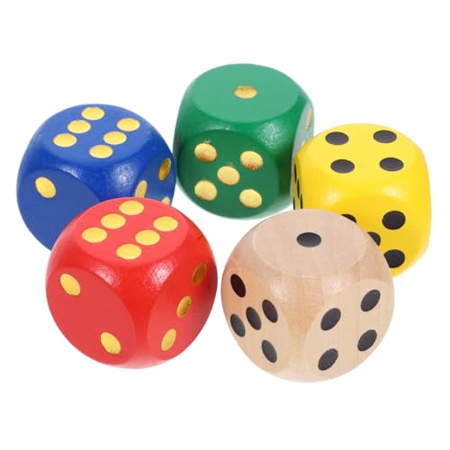 Garneck 5 Stück Würfel Party Gefälligkeiten Spiele für Geburtstagsfeiern Holz Garneck 5 Stück Würfel Party Gefälligkeiten Spiele für Geburtstagsfeiern Holz von Garneck